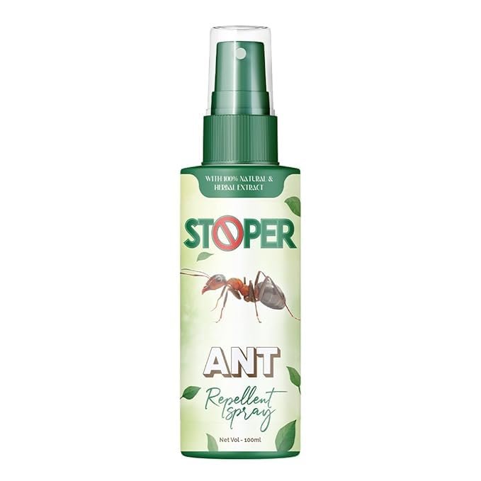 Runbug Herbal Ant Repellent Spray, 100% Natural Herbal Extract, 100ml